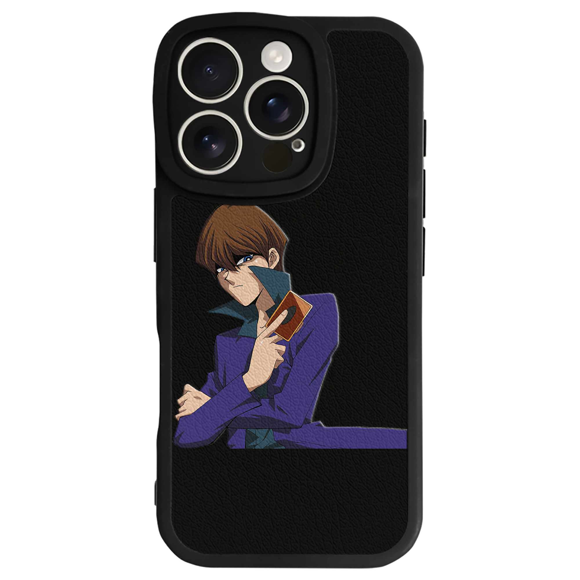 遊☆戯☆王 Yu-Gi-Oh! 【iPhone 16シリーズ対応】シリコンスマホケース（レザー調） 材質：シリコン
